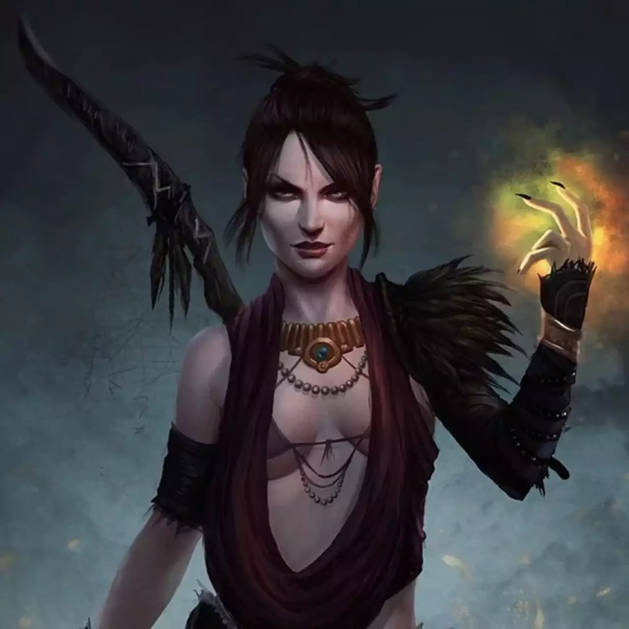 Девушка сделала впечатляющий косплей Морриган из Dragon Age