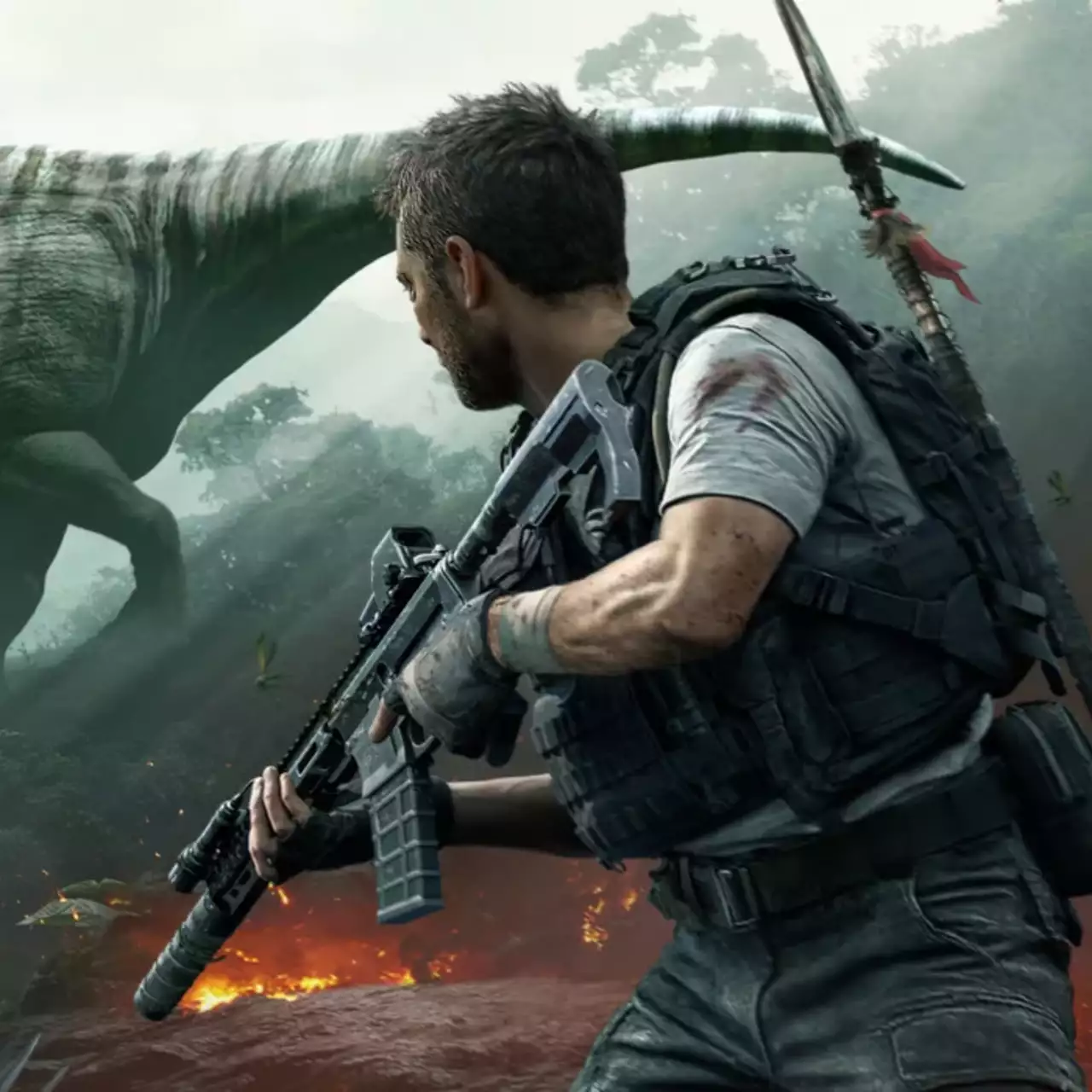 Вышел новый трейлер шутера Ferocious, похожего на «Crysis с динозаврами»