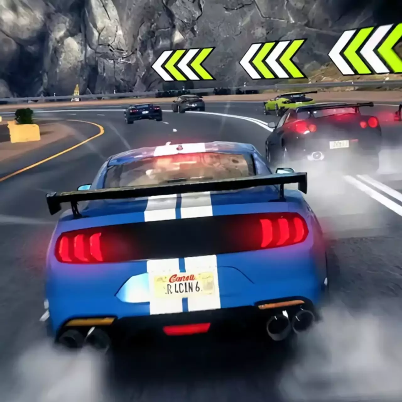 Вышла мобильная гонка с красивой графикой Turbo Legends на Android. Её можно скачать бесплатно
