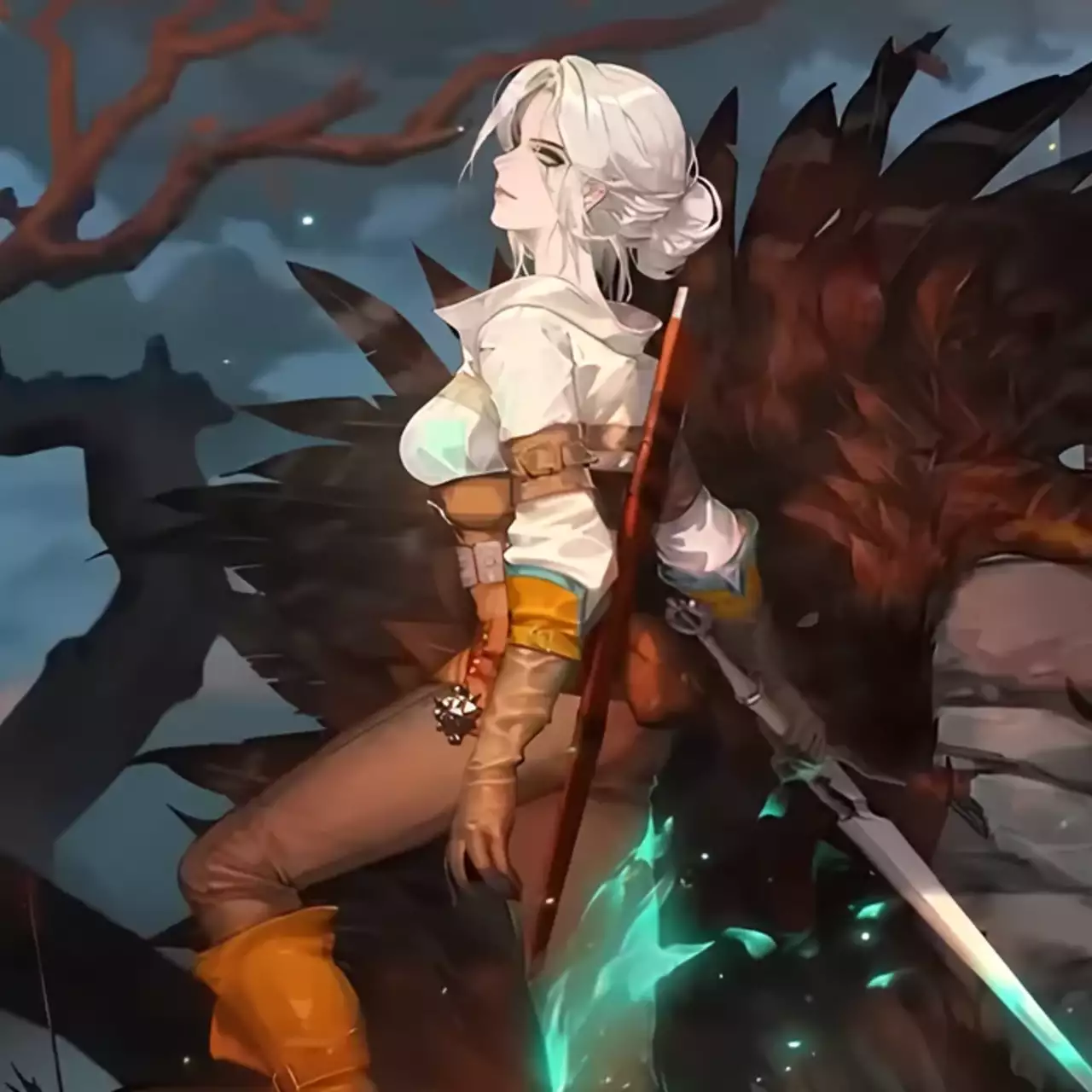 Показаны образы Геральта, Трисс, Йеннифэр и Цири для коллаборации Sword of Convallaria и The Witcher 3: Wild Hunt