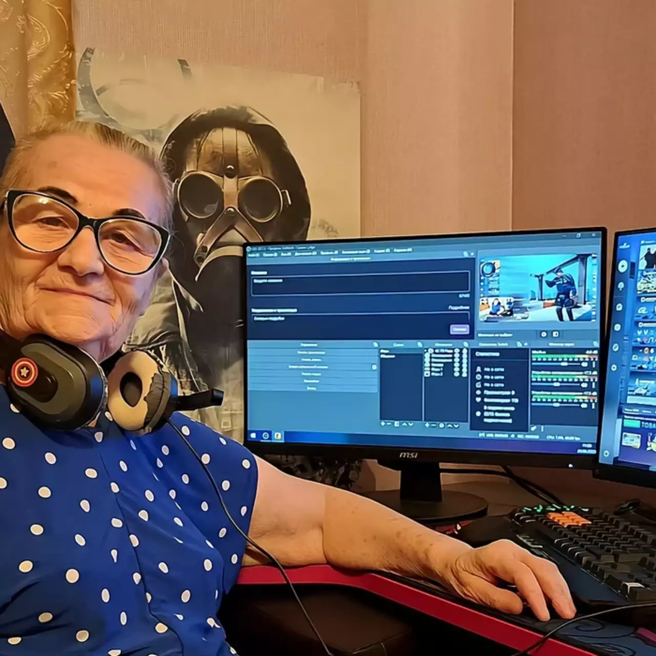 77-летняя стримерша из России номинирована на международную премию по Counter-Strike 2