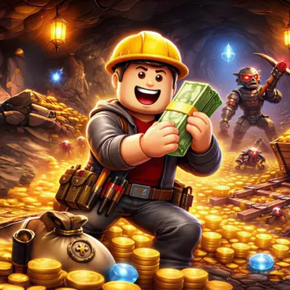 Как быстро заработать деньги в The Forge Roblox