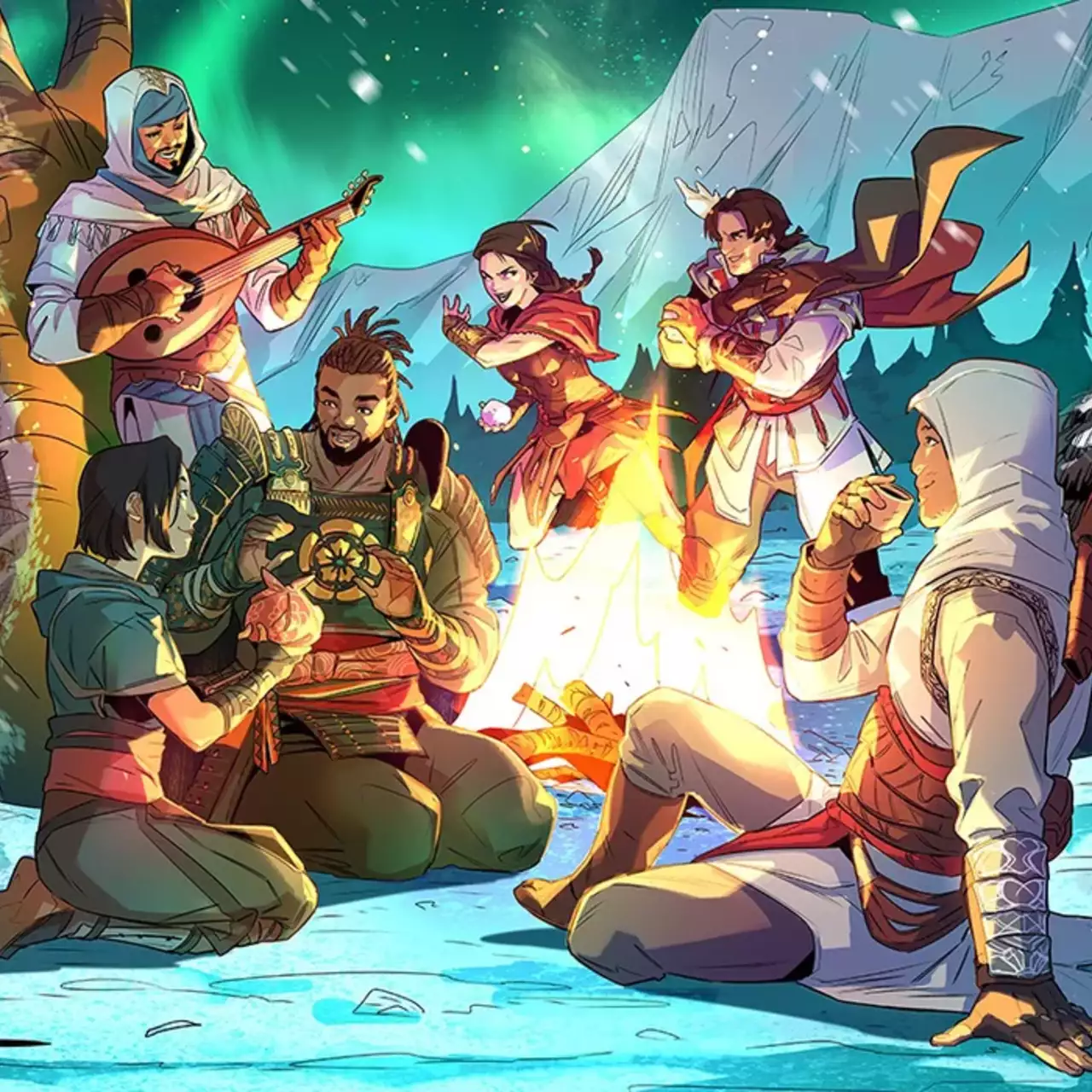Sony, CD Projekt RED, Capcom, Ubisoft и другие компании публикуют рождественские открытки — собрали самые забавные