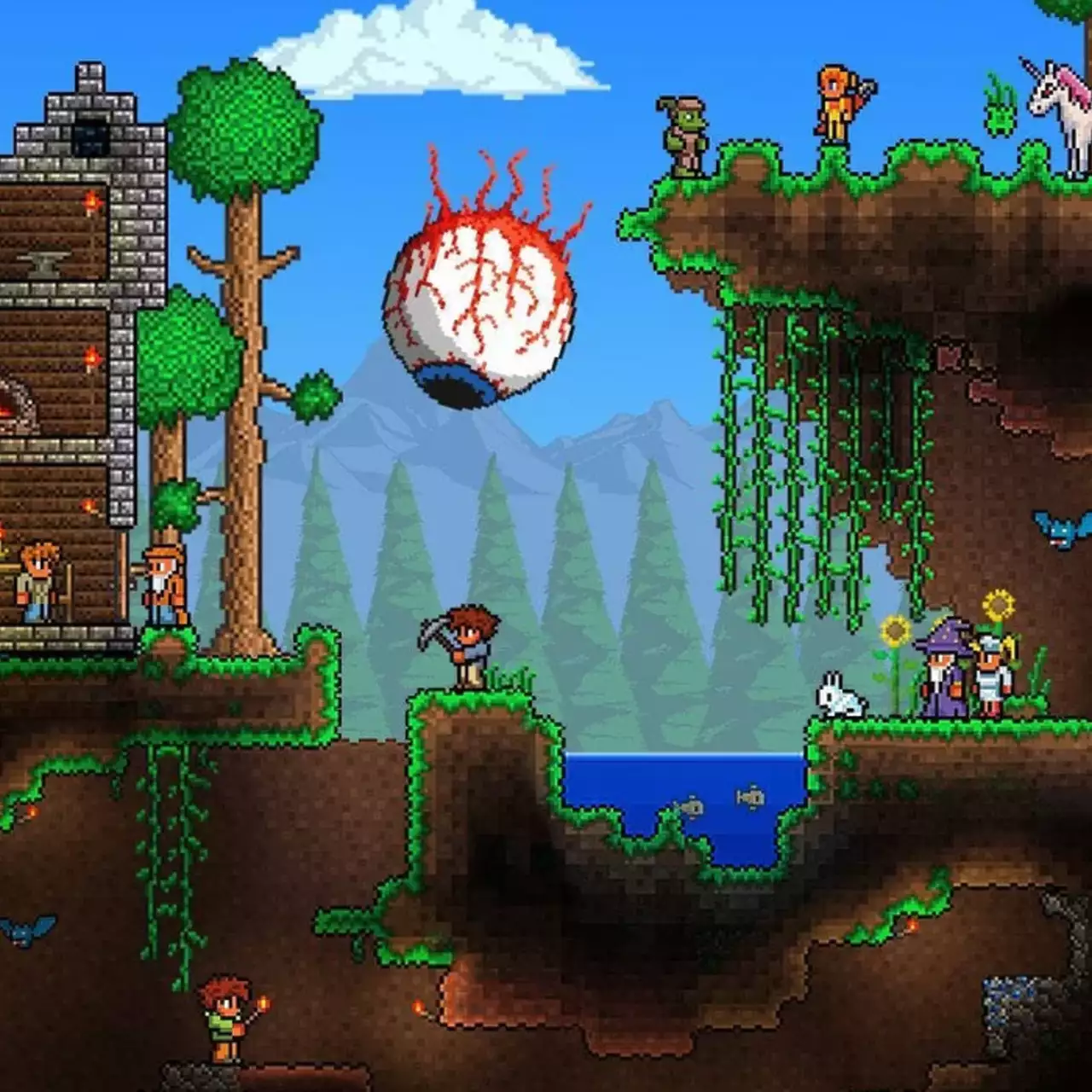 Вышел трейлер масштабного обновления 1.4.5 для Terraria