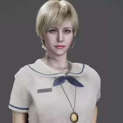 Косплеерша раздела Шерри Биркин из Resident Evil Requiem