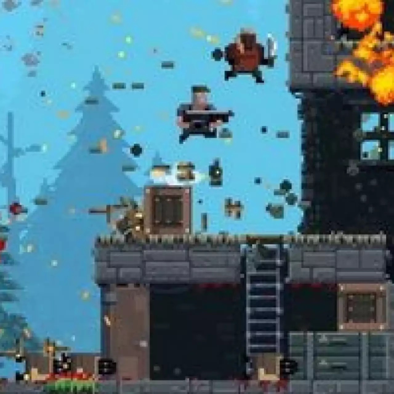 Бесплатный аддон Expendabros для Broforce предложил сыграть за героев «Неудержимых 3»
