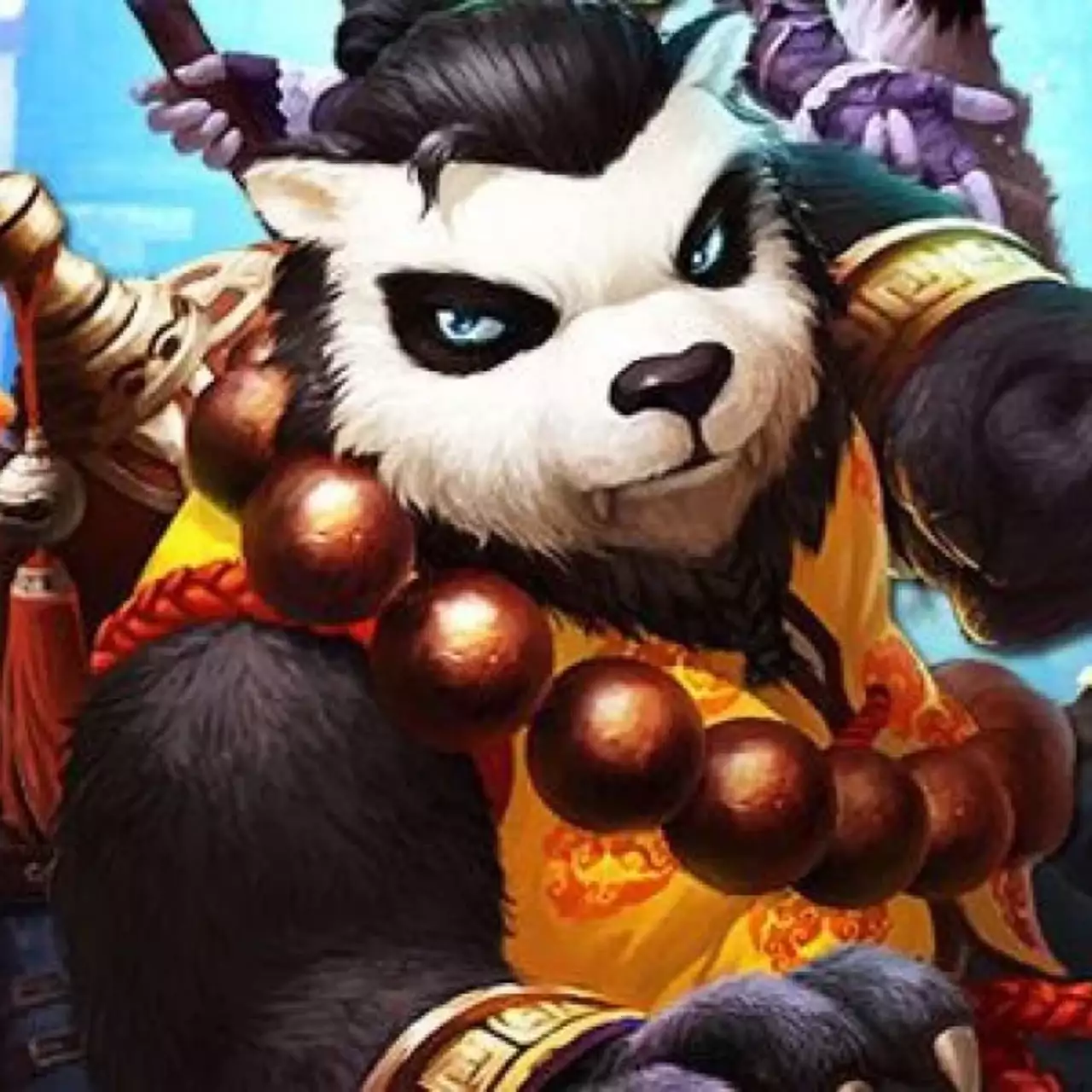 В ролике Taichi Panda сражаются девушка и азиатский мужчина в обтягивающем трико