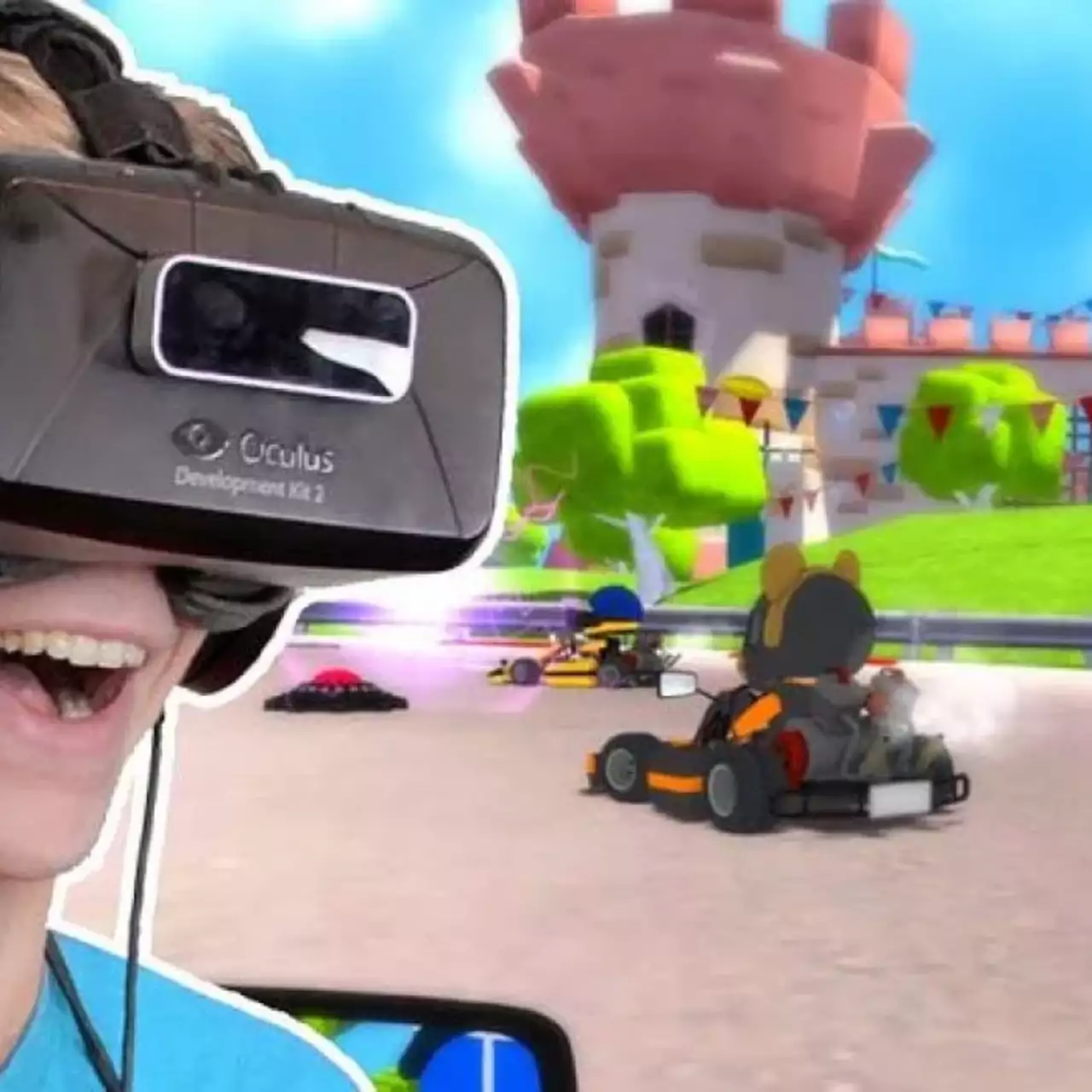 Геймплей Mario Kart VR с полным погружением: пристегните свои ремни
