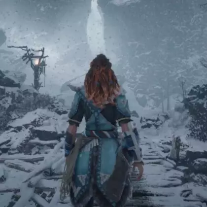 На новых скриншотах Horizon Zero Dawn — The Frozen Wilds показали заснеженные локации