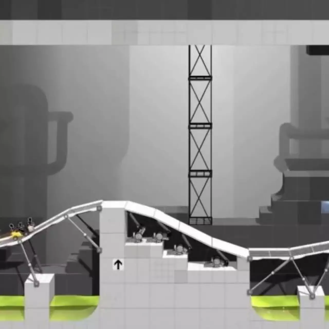 Посмотрите первые девять минут геймплея Bridge Constructor Portal