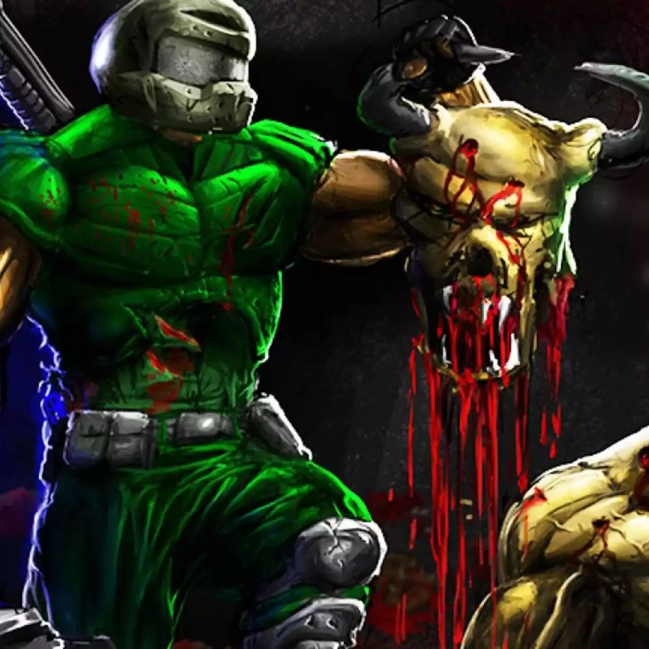 Doom 2 объединили с Quake в одной игре. Появились новые карты и монстры