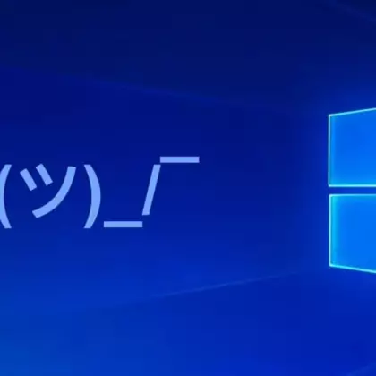В Windows 10 появились новые смайлики ¯\_(ツ)_/¯