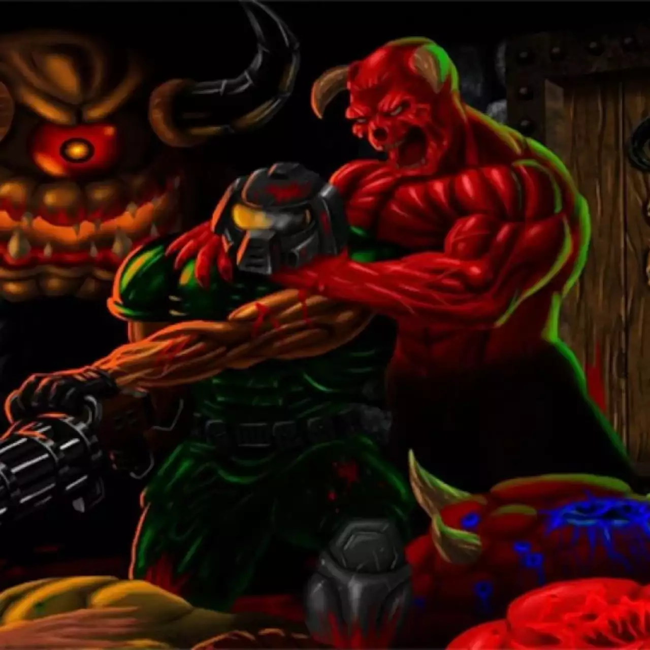Doom скрестили с еще одним легендарным шутером и получилась «кровавая смесь»