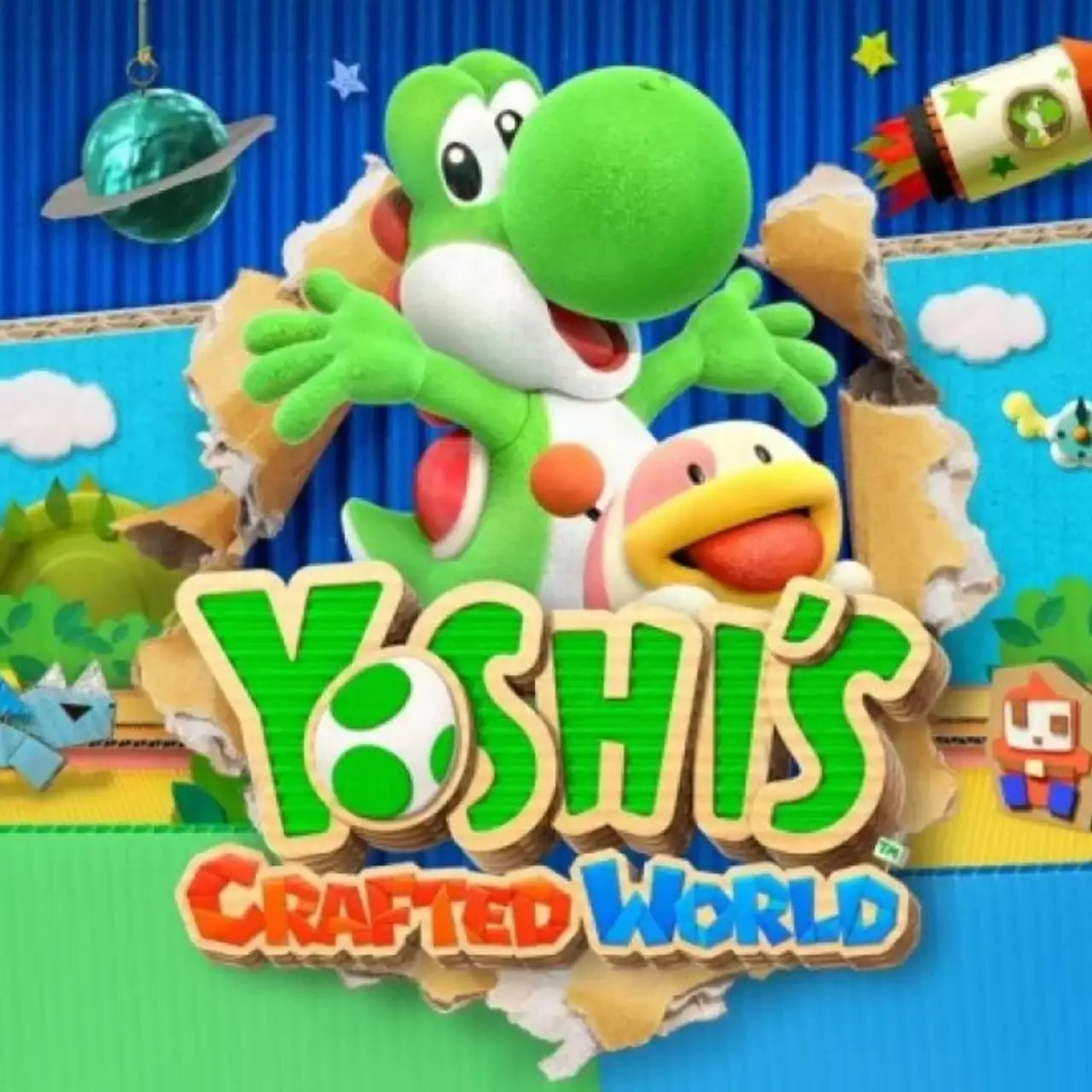 15 минут геймплея Yoshi's Crafted World — Меха-Йоши, огромный динозавр и очень много милоты