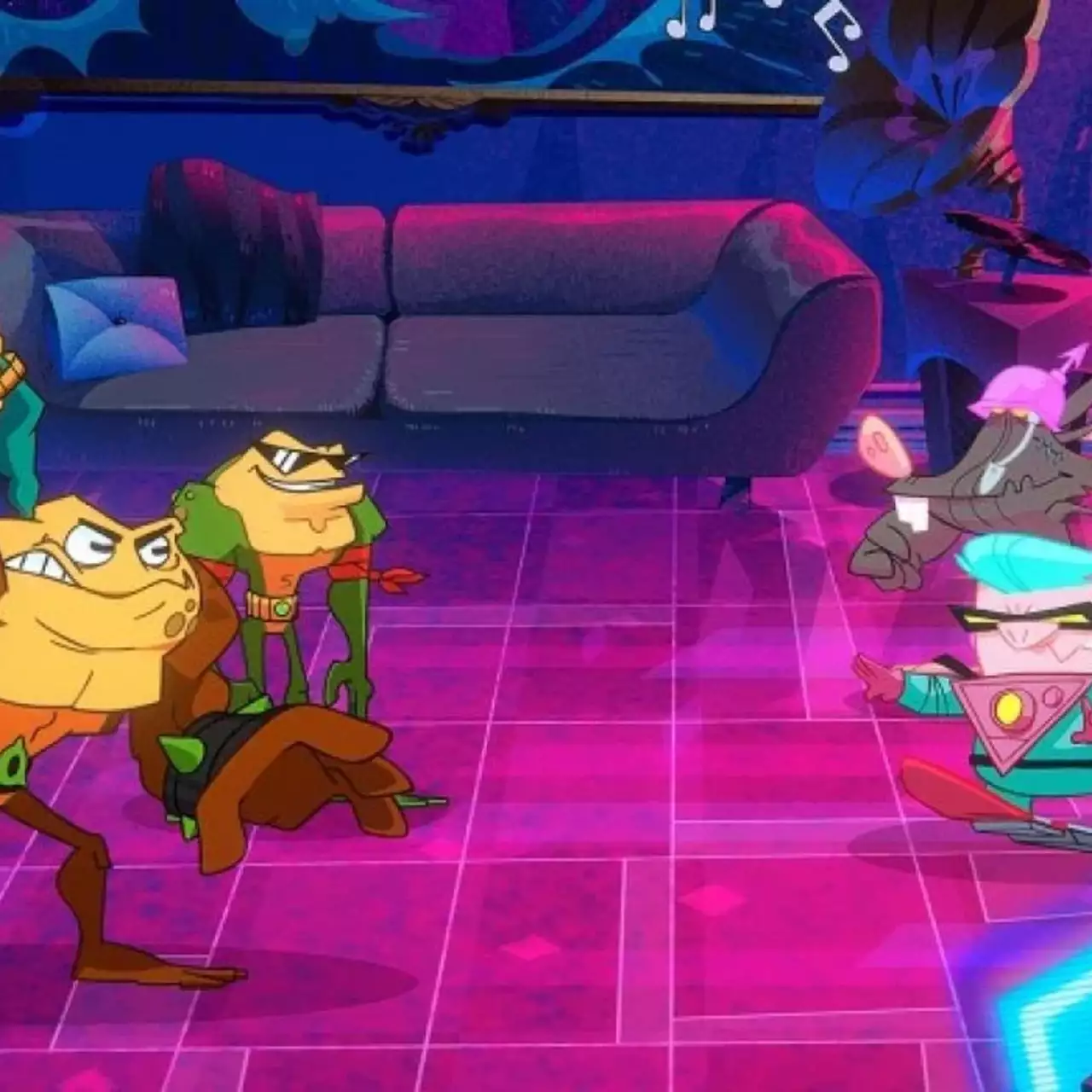 8 минут геймплея Battletoads в 4К — боевые жабы рвутся в бой
