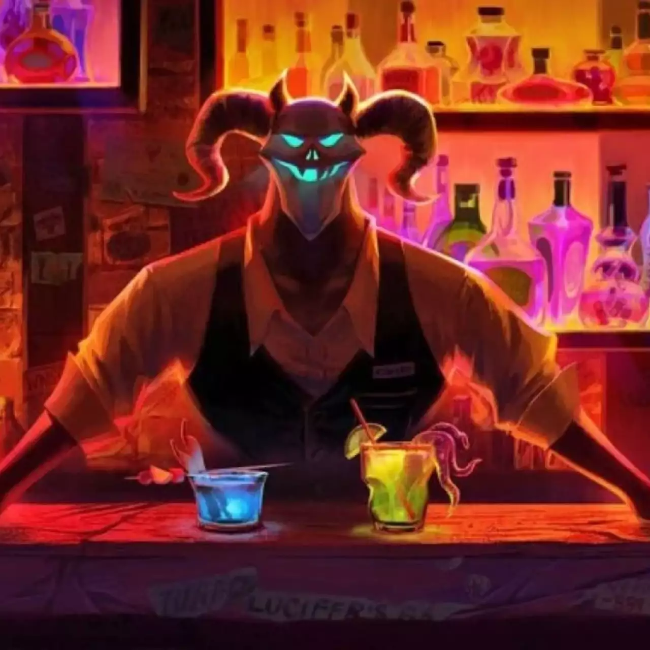 Вышло 11 минут геймплея игры Afterparty, где нужно перепить Сатану и сбежать из ада