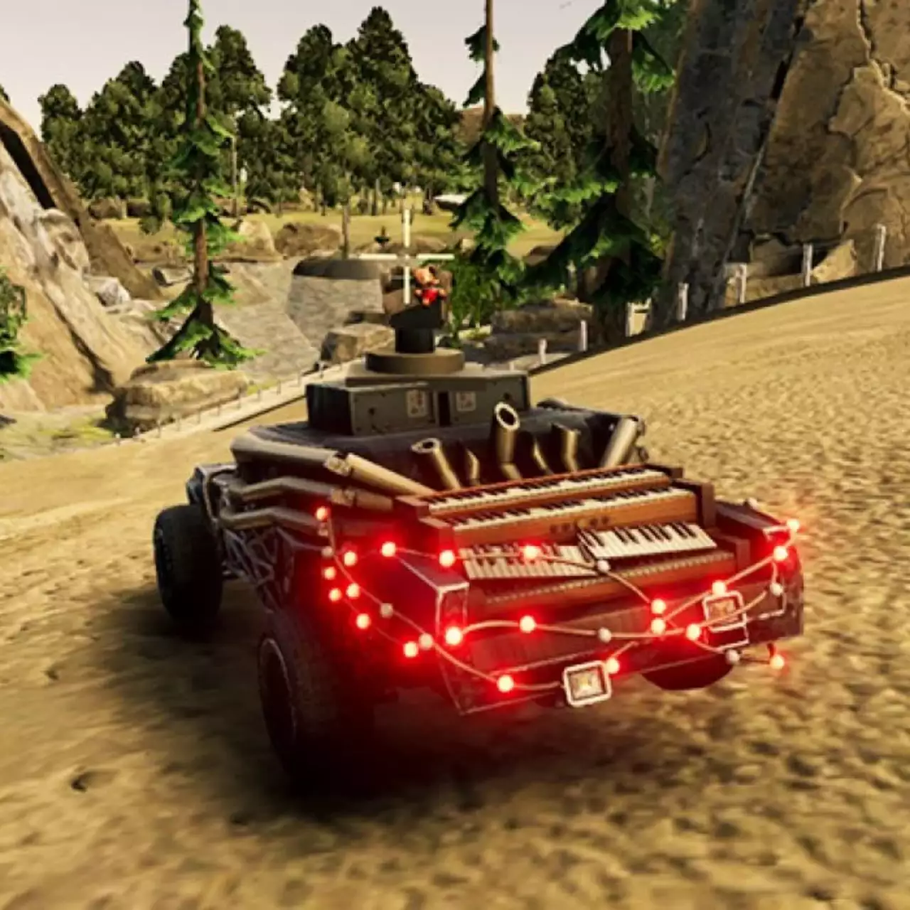 В Steam стала бесплатной постапокалиптическая гоночная игра Burndown