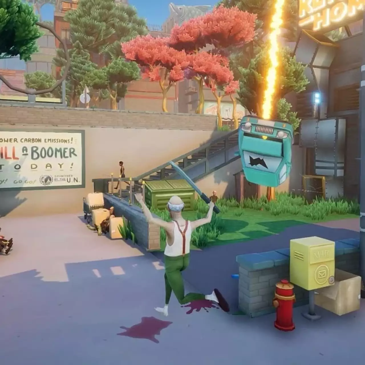 Умри, но не сейчас: авторы Goat Simulator анонсировали веселую игру про пенсионеров