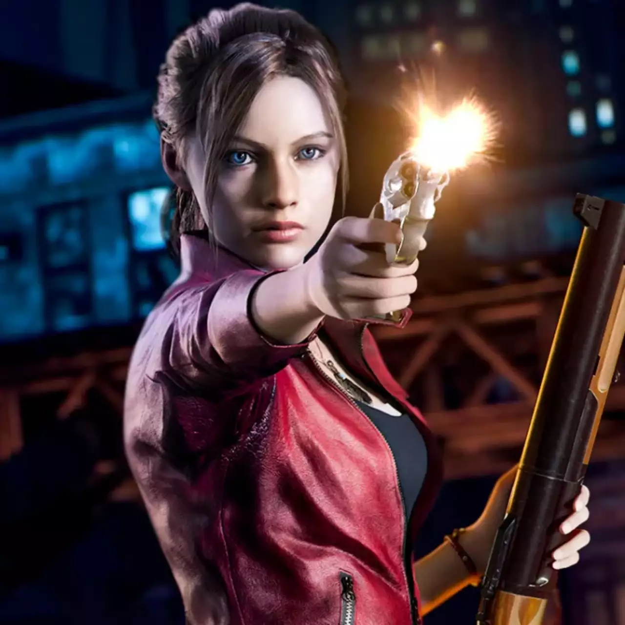 Авторы игры по The Walking Dead украли постер Resident Evil 2 и плохо стёрли Клэр Редфилд