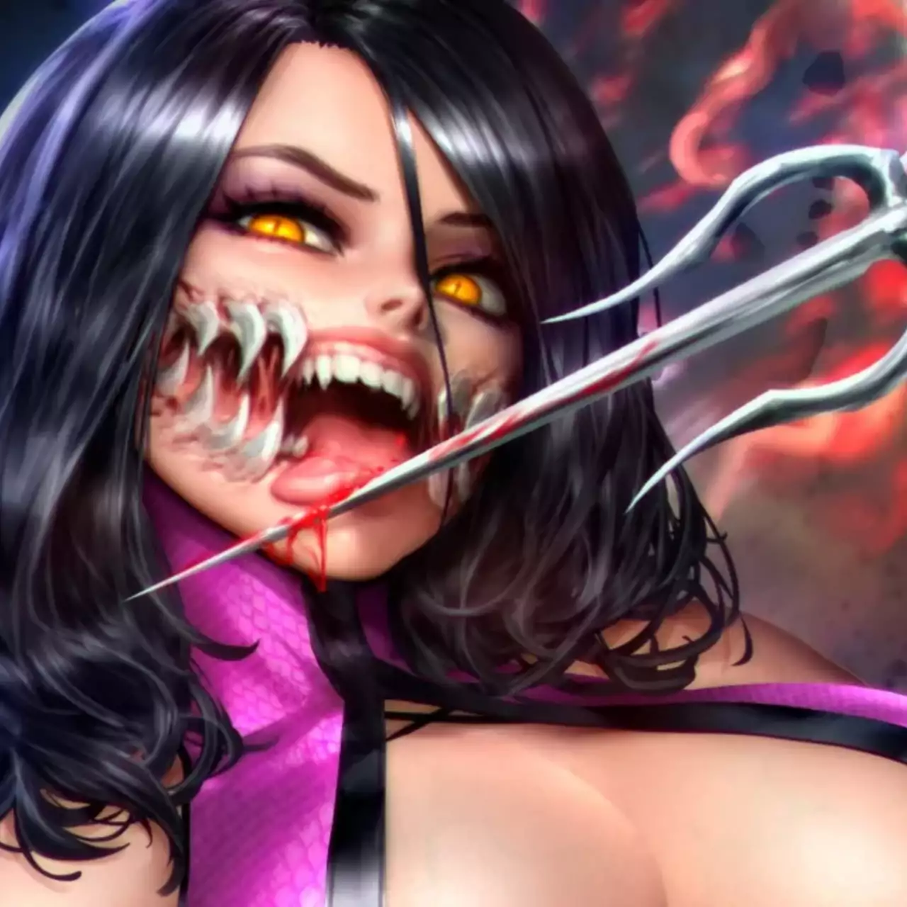 «БРАВО!» — художник показал Милину без маски и впечатлил Эда Буна, создателя Mortal Kombat