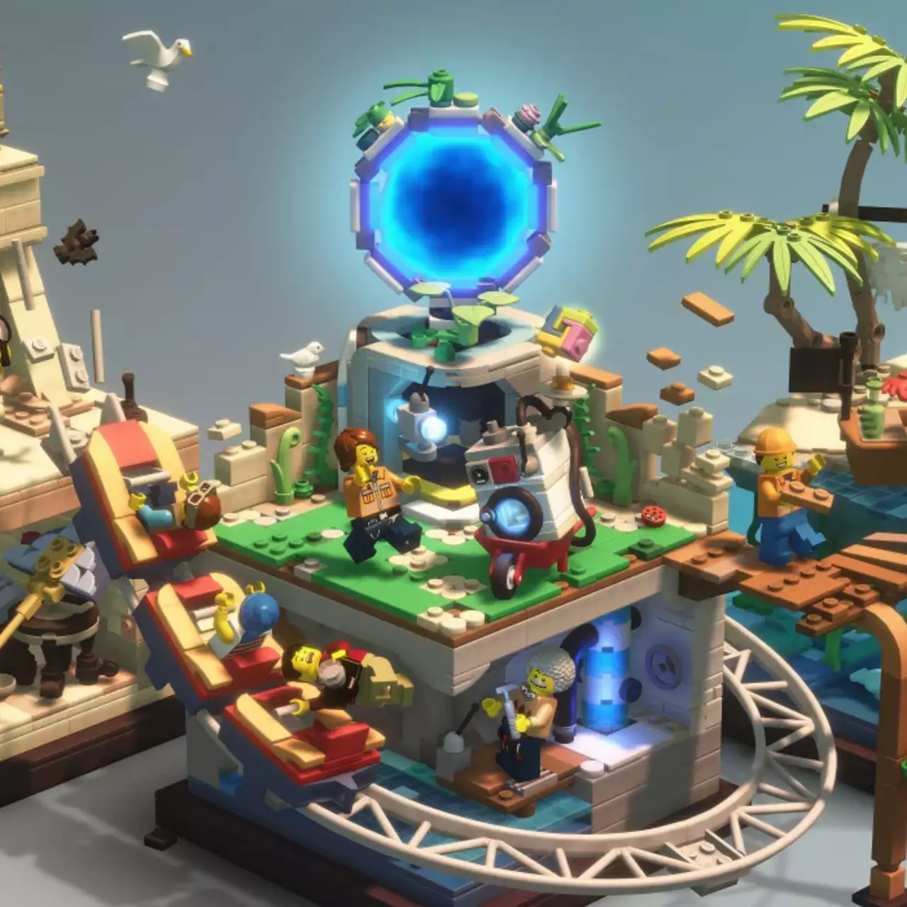 Трейлер и скриншоты LEGO Bricktales, новой головоломки про строительство парка развлечений