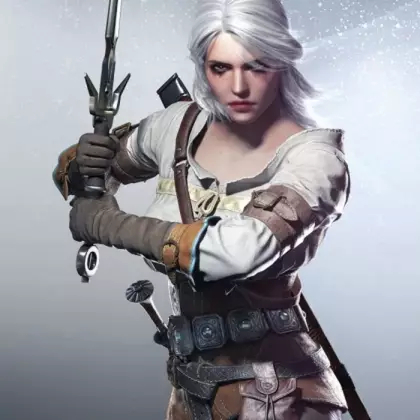 Девушка нарисовала на голом теле Цири из The Witcher 3 — фото и видео