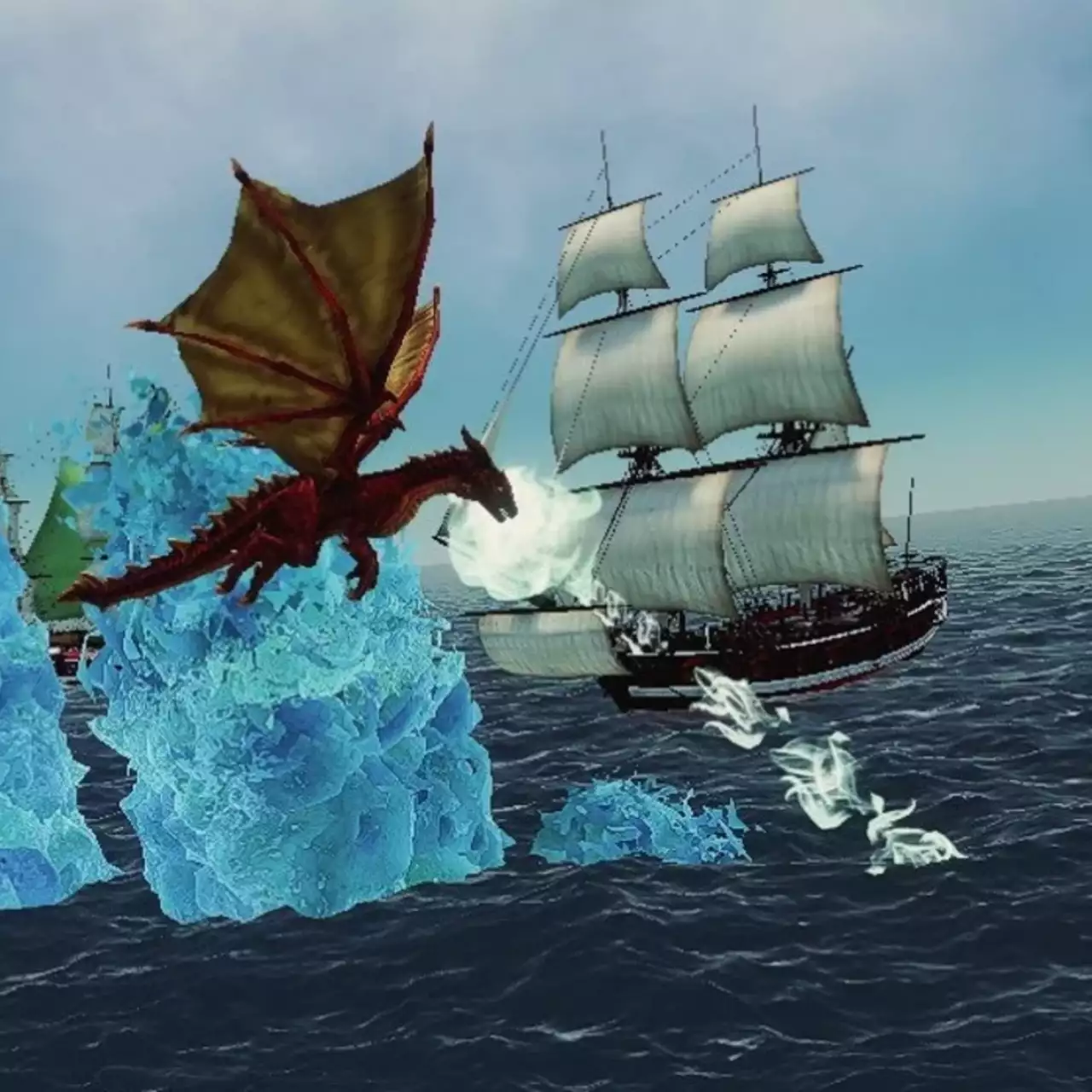 Анонсирована пиратская RPG с открытым миром, торговлей и драконами — Pirate Dragons