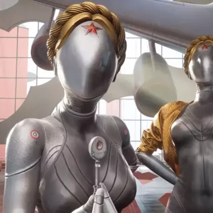 Российская балерина, сыгравшая Близняшек в Atomic Heart, показала себя в образе девушки-робота