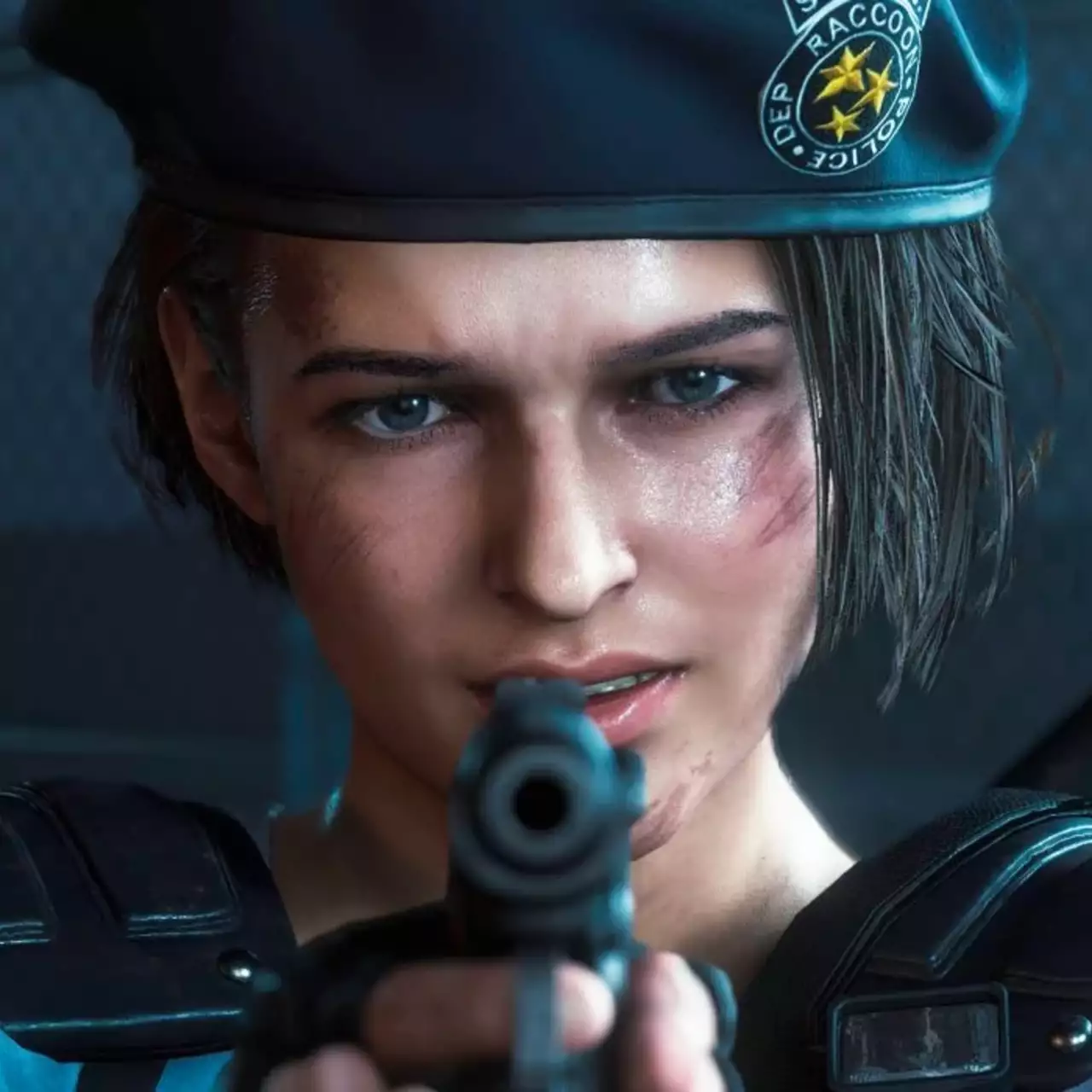 Девушка разделась и показала косплей Джилл Валентайн из Resident Evil, разрисовав красками свое тело