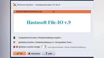 Hastasoft File-IO v.9 GER DE Global (Global) [Software License]