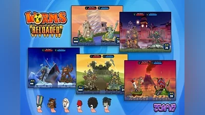 Worms Reloaded: The  Forts and Hats Pack DLC EN/DE/FR/IT/ES EU (EU) [Steam]
