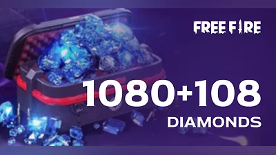 Free Fire 1080 + 108 Diamonds [Global] [Standard]
