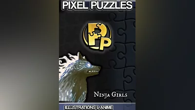 Pixel Puzzles Illustrations & Anime - Jigsaw Pack: Ninja Girls