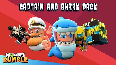Worms Rumble: Captain & Shark Double Pack (Steam)