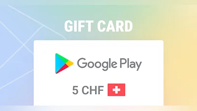 Google Play Gift Card 5 CHF [Switzerland] [Standard]