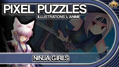 Pixel Puzzles Illustrations & Anime - Jigsaw Pack: Ninja Girls (Steam)