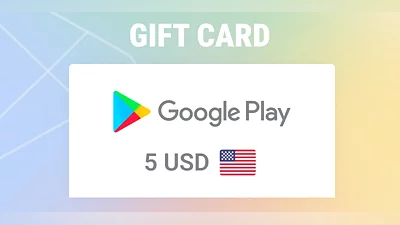 Google Play Gift Card 5 USD [North America] [Standard]