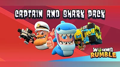 Worms Rumble - Captain & Shark Double Pack (Steam key)