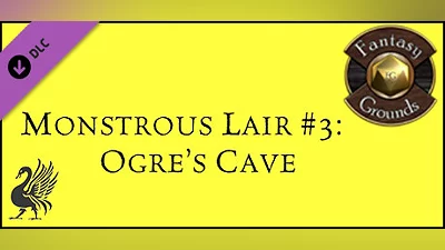Fantasy Grounds - Monstrous Lair #3: Ogre Cave (Map Pack)