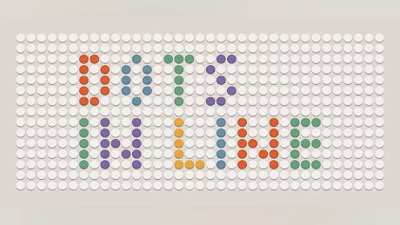 Dots in line