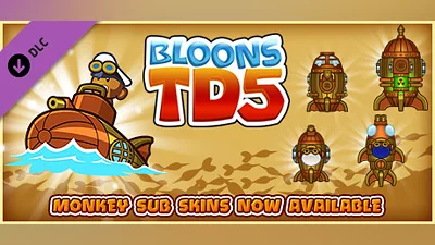 Bloons TD 5 - Steampunk Monkey Sub Skin