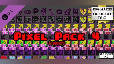 RPG Maker MZ - Pixel Pack 4 Iconsets