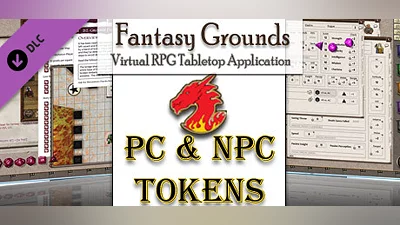 Fantasy Grounds - Gaming Tokens & Portraits Pack #3: PC's & NPCs