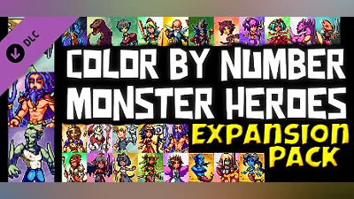 Color by Number - Monster Heroes - Expansion Pack