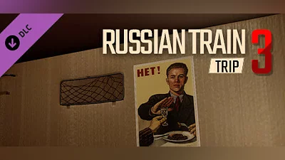 Russian Train Trip 3 - posters in the train car