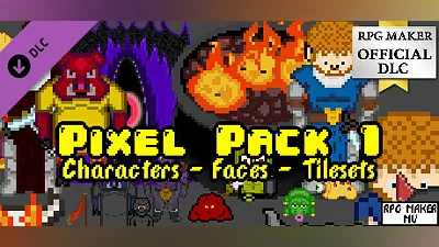 RPG Maker MV - Pixel Pack 1 Characters - Faces - Tilesets