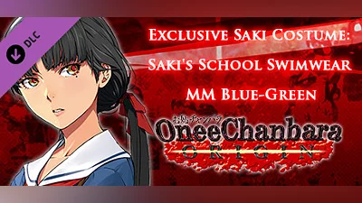 Сборник OneeChanbara ORIGIN - Exclusive Saki Costume: Saki's School Swimwear: MM Blue-Green