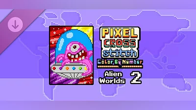 Сборник Pixel Cross Stitch - Alien Worlds Pack 2