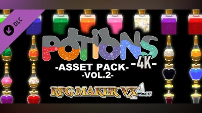 Сборник RPG Maker VX Ace - Potions Asset Pack 4K Vol 2