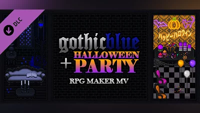 Сборник RPG Maker MV - Gothic Blue Halloween Party